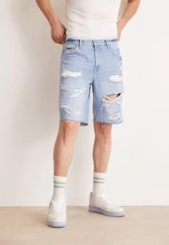 Pier One Shorts Di JeansBlue Denim Uomo Jeans PI922F05E-K12