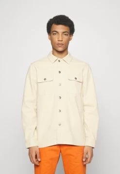 Pier One Undyed Twill Giacca Di JeansWhite Uomo Giacche PI922D0EA-A11