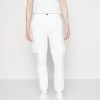 Pier One Cuffed Skinny Trouser Pantaloni CargoWhite Uomo Pantaloni YO122E01H-A11