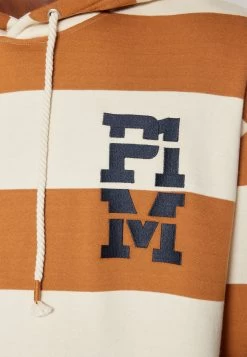 Pier One Hoodie Felpa Con CappuccioOff-White/Brown Uomo Maglieria E Felpe PI922S0HY-A11 -Pier One Moda Outlet 142b0110f3e04e9581421aeb4b723cc2