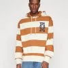Pier One Hoodie Felpa Con CappuccioOff-White/Brown Uomo Maglieria E Felpe PI922S0HY-A11
