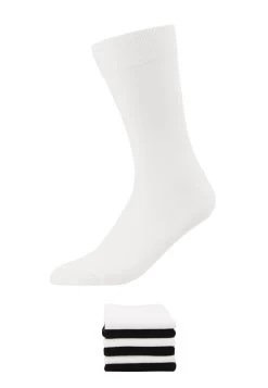 Pier One 7 Pack - Calze - White/Black -Pier One Moda Outlet 14ee74fff78040a385642c4a34895df4