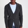 Pier One Cardigan - Mottled Dark Grey