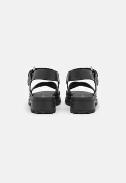 Pier One LeatherSandaliBlack Donna Sandali PI911A0GU-Q11 -Pier One Moda Outlet 1c59983cb8544fa68792c19843ec05ba