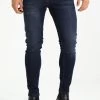Pier One Jeans Skinny FitDark Blue Denim Uomo Jeans YO122GA2P-K12