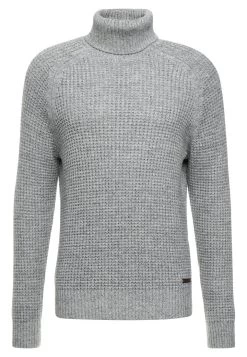 Pier One MaglioneMottled Grey Uomo Maglieria PI922Q02Y-C11 -Pier One Moda Outlet 24317759539a4ab2ad1dcd512c2754ee