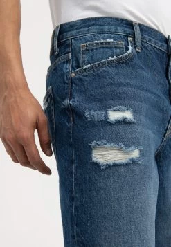 Pier One Shorts Di JeansDark Blue Denim Uomo Jeans PI922F05E-K11 -Pier One Moda Outlet 276254a4979c4bad9439f125663ea190