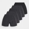 Pier One 5 PackBoxer Black/Dark Grey Uomo Intimo PI982O05U-Q12
