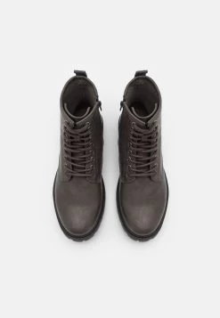 Pier One Unisex - Stivaletti Stringati - Grey -Pier One Moda Outlet 3607680cad744fea88f5de58bb512045