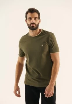 Pier One T-Shirt BasicOlive Uomo T-shirt E Polo PI922O0XD-N11