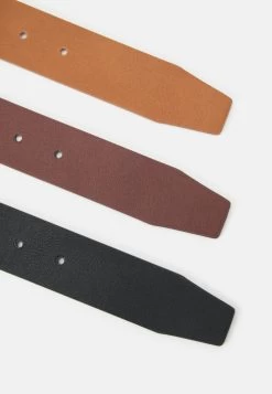 Pier One 3 Pack UnisexCinturaBlack/Brown/Cognac Uomo Cinture PI954D01N-Q11 -Pier One Moda Outlet 5093dbbd357b48f4906cc633ff9bf4ec