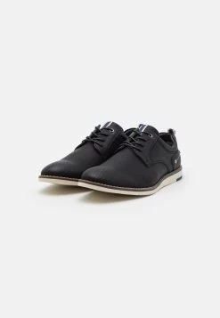 Pier One Stringate SportiveBlack Uomo Scarpe Con I Lacci PI912M0DV-Q11 -Pier One Moda Outlet 53158a2dc8c642c6822e420437b3c79f