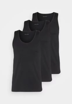 Pier One 3 PackTopBlack Uomo T-shirt E Polo PI922O0X4-Q11 -Pier One Moda Outlet 53d2b6fb89474a66a34f13a6a78b9788