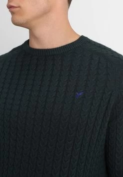 Pier One MaglioneMottled Dark Green Uomo Maglieria PI922Q01O-M11 -Pier One Moda Outlet 57135d716ea04a579655d27a9bc59ae3