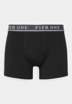 Pier One 5 Pack - Culotte -Black/Mottled Dark Grey -Pier One Moda Outlet 572b6f04e21b49fdb7d75c9907316fe3