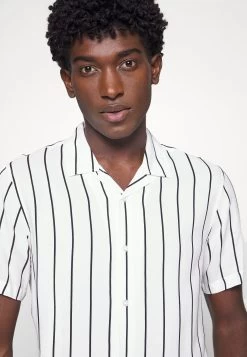 Pier One 2 PackCamiciaBlack/White Uomo Camicie PI922D0CS-Q11 -Pier One Moda Outlet 57ce1e0e5f264ad1b69f99a43f374e15