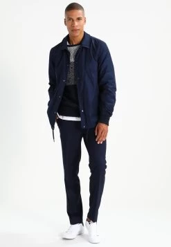 Pier One MaglioneMottled Dark Blue Uomo Maglieria PI922QA3P-K11 -Pier One Moda Outlet 5c8d5511d4054f7caf695e257fc09f20