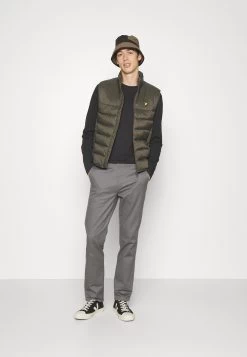 Pier One 5 PackMaglietta A Manica LungaWhite/Dark Green/Light Green/Black Uomo T-shirt E Polo PI922O0RB-A15