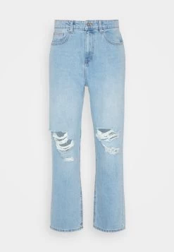 Pier One Distress On KneesJeans BaggyLight Blue Denim Uomo Jeans PI922G04N-K11 -Pier One Moda Outlet 6c561d8272b94404a72faaf104617fd2