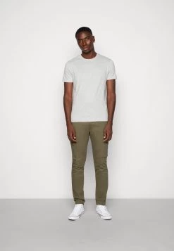 Pier One Unisex 5 PackT-Shirt BasicBlack /Dark Blue/Dark Green Donna T-shirt E Top PI921001F-Q11