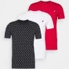 Pier One 3 PackT-Shirt Con StampaWhite/Dark Blue/Red Uomo T-shirt E Polo PI922O0OV-A11