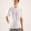 Pier One T-Shirt Con StampaWhite Uomo T-shirt E Polo PI922O0Y8-A11
