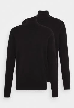 Pier One 2 Pack - Basic Turtleneck - Maglione - Black -Pier One Moda Outlet 8734a667699e468ebb89189aafa90312