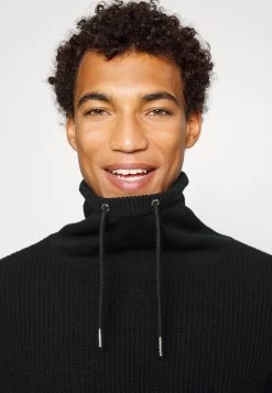 Pier One Structure Block High CollarCardiganBlack Uomo Maglieria PI922Q0BC-Q11 -Pier One Moda Outlet 8ae538afff544777a63a44071114fc02