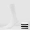 Pier One 7 Pack - Calze - White/Black