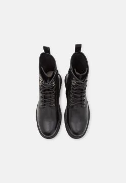 Pier One LeatherStivaletti StringatiBlack Uomo Stivaletti/Stivali PI912K0BD-Q11 -Pier One Moda Outlet 926c2a40606144d7a6f804f59f0a41e0