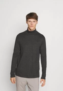 Pier One 3 PackMaglietta A Manica LungaBlack/Dark Grey/White Uomo T-shirt E Polo PI922O0UL-Q11 -Pier One Moda Outlet 96206b28578c4d148f49e7129c27a886