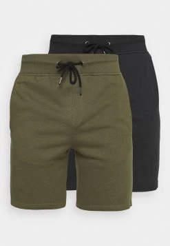 Pier One 2 PackShortsBlack/Olive Uomo Bermuda PI922F046-Q11 -Pier One Moda Outlet 97446a5d1f4444a39e0756e4edaa81f0