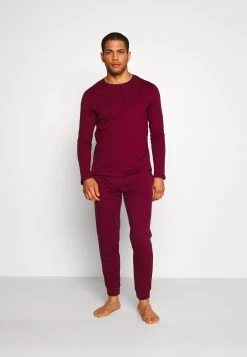 Pier One 2 PackPantaloni Del PigiamaDark Blue/Bordeaux Uomo Per La Notte PI982L00I-K11