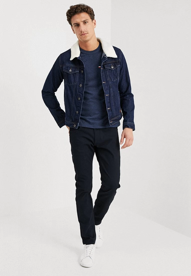 Pier One T-Shirt BasicMottled Dark Blue Uomo T-shirt E Polo PI922O05G-K11 2 Pier One T-Shirt BasicMottled Dark Blue Uomo T-shirt E Polo PI922O05G-K11 - immagine 2