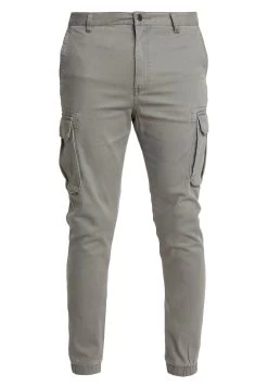 Pier One Cuffed Skinny Trouser- Pantaloni Cargo - Grey -Pier One Moda Outlet a09b1a92eb324dc1b90d5202c92319c0