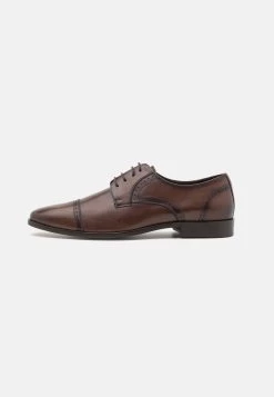 Pier One LeatherStringate ElegantiBrown Uomo Scarpe Con I Lacci PI912M0EI-O11