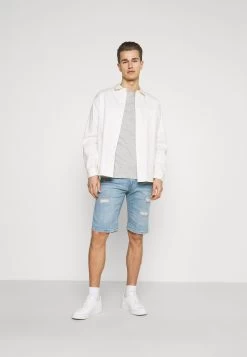 Pier One 3 PackT-Shirt BasicBlack/Grey/Bordeaux Uomo T-shirt E Polo PI922O0GQ-Q15