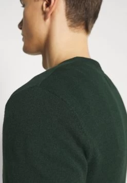 Pier One Basic CrewneckMaglioneMottled Dark Green Uomo Maglieria PI922Q009-M12 -Pier One Moda Outlet b8b5c3343ac14039bf55a1aa39fec86b