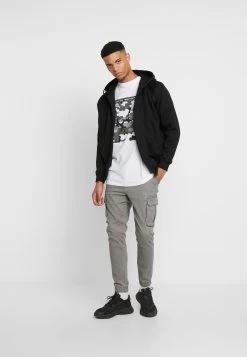 Pier One Cuffed Skinny Trouser- Pantaloni Cargo - Grey -Pier One Moda Outlet bcf6802fe30f4fe39e862b57575270b4