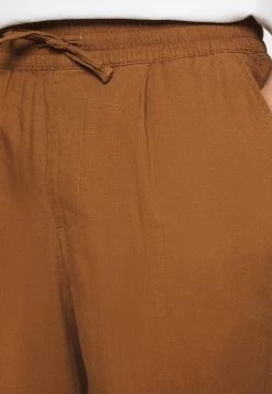 Pier One Drawcord Trousers Linen BlendPantaloniBrown Uomo Pantaloni PI922E05A-O11 -Pier One Moda Outlet bedf8e1eb0ea4ab1b26ff4d546d32792
