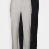 Pier One 2 PackPantaloniMottled Light Grey/Black Uomo Pantaloni PI922E054-C11