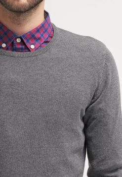 Pier One Basic Crewneck - Maglione - Dark Grey Melange -Pier One Moda Outlet c1b29baf2944429ea88183988b30aa5a