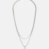 Pier One 2 PackCollanaSilver-Coloured Donna Gioielli PI954L00K-D11