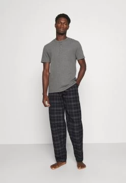 Pier One Pantaloni Del Pigiama - Black/Blue -Pier One Moda Outlet c6482abf928c48e899507fcbe6f3921d