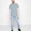 Pier One 5 PackT-Shirt BasicLight Blue/Yellow/Mint Uomo T-shirt E Polo PI922O0GY-K13
