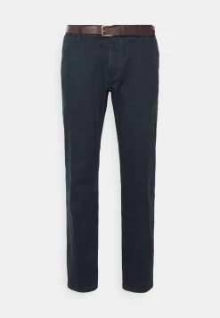 Pier One ChinoDark Blue Uomo Pantaloni PI922E05D-K11 -Pier One Moda Outlet ca94e49732474c209c9628bd4d0bced0