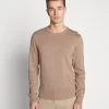 Pier One Basic CrewneckMaglioneMottled Beige Uomo Maglieria PI922Q009-B12