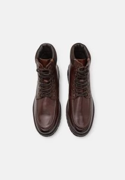 Pier One LeatherStivaletti StringatiBrown Uomo Stivaletti/Stivali PI912K0CG-O11 -Pier One Moda Outlet ce38577bc80e41f283d14758a2c06561