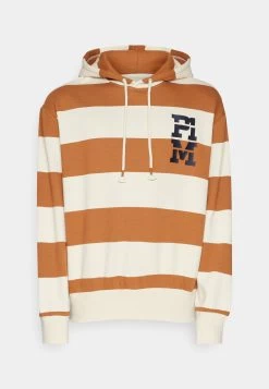 Pier One Hoodie Felpa Con CappuccioOff-White/Brown Uomo Maglieria E Felpe PI922S0HY-A11 -Pier One Moda Outlet d1242517e41a4c2ba9311148f4179aef