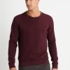 Pier One Birdie Embro C-Neck - Felpa - Bordeaux